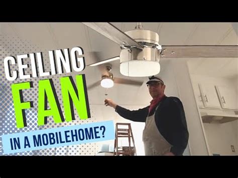 mobile home ceiling fan support